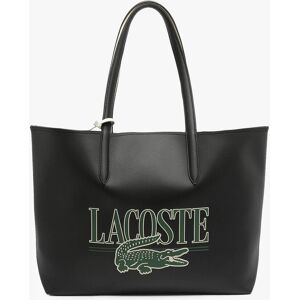 Sac Porte Épaule Anna Canvas Lacoste Noir