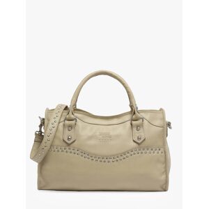 Sac Porte Main Glam Cuir Basilic Pepper Beige