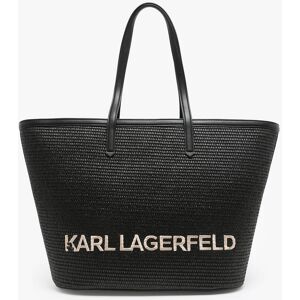 Sac Porte Épaule K/essential Raphia Karl Lagerfeld Noir