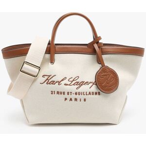 Sac Porte Main Hotel Karl Coton Karl Lagerfeld Beige