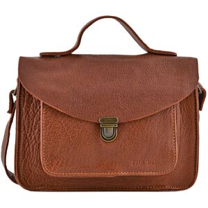 Sac  Mademoiselle George Cuir Paul Marius Marron