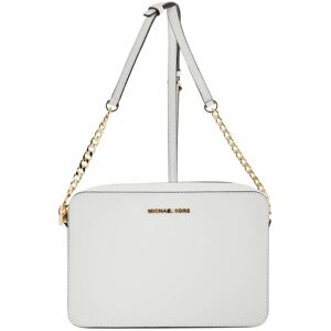 Sac Bandouliere Jet Set Travel Cuir Michael Kors Blanc