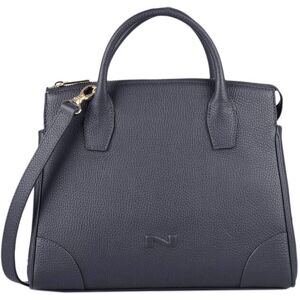 Sac À Main Small Naomie Cuir Nathan Baume Bleu