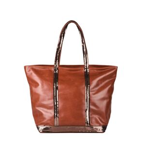 Grand Cabas Cuir Zippe Vanessa Bruno Marron