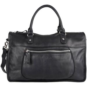 Sac Tegan Cuir Nat Et Nin Noir