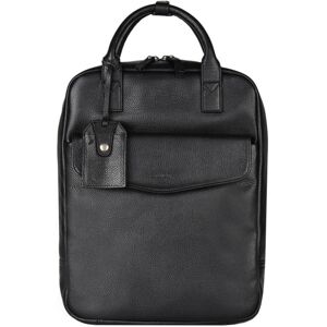 Sac À Dos Business Flandres 1 Compartiment Cuir Etrier Noir