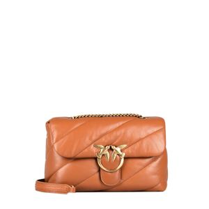 Sac Bandouliere Classic Love Bag Puff Maxi Quilt Cuir Pinko Marron