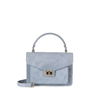 Sac À Main Velvet Cuir Milano Bleu