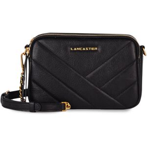 Sac Bandouliere Soft Matelasse Cuir Lancaster Noir