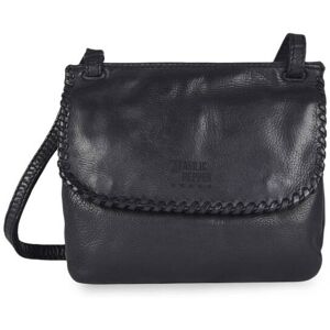 Sac Bandouliere Utility Cuir Basilic Pepper Noir