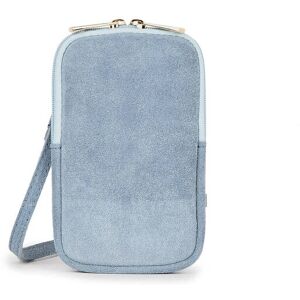 Sac Bandouliere Velvet Cuir Milano Bleu