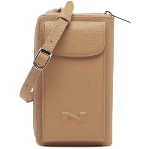 Etui Telephone Pocket Cuir Nathan Baume Marron