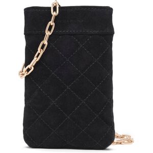 Pochette De Telephone Moon Cuir Suede Vanessa Bruno Noir