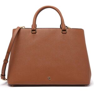 Sac Porte Main Hanna 37 Cuir Lauren Ralph Lauren Marron