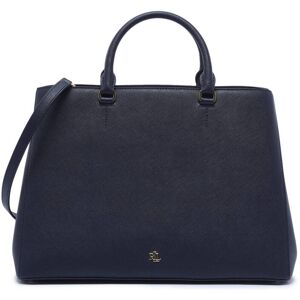 Sac Porte Main Hanna 37 Cuir Lauren Ralph Lauren Bleu