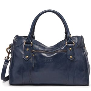 Sac Porte Main Cow Cuir Basilic Pepper Bleu