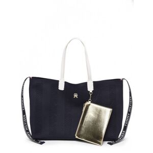 Sac Porte Épaule Iconic Tommy Polyester Recycle Tommy Hilfiger Bleu