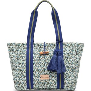 WOOMEN Cabas Persea Coton vegan Bleu