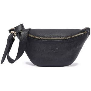 Sac Banane Small Derby Cuir Nathan Baume Noir