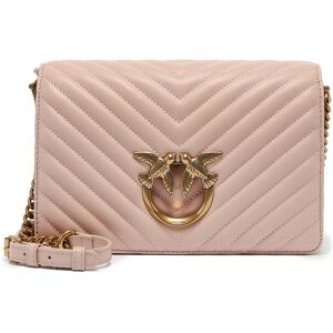 Sac Bandouliere Love Bag Quilt Cuir Pinko Rose