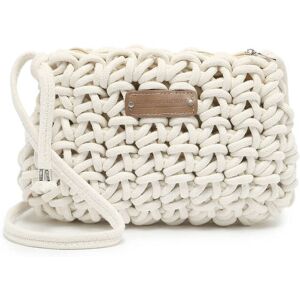 Sac Bandouliere Crochet Le Voyage En Panier Blanc