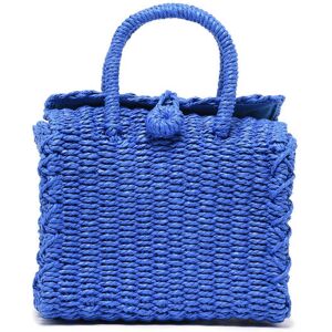 Sac Porte Main Beach Paille Miniprix Bleu