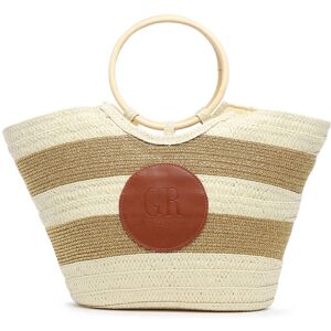 Sac Porte Main Beach Paille Georges Rech Beige