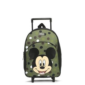 Sac A Dos À Roulettes 1 Compartiment Mickey And Minnie Mouse Vert