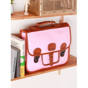 Cartable L'ecolier Cuir Paul Marius Rose