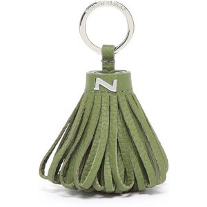 Porte-clefs Dahlia Cuir Nathan Baume Vert