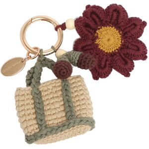 Porte-clefs Fleur Laine Vanessa Bruno Multicolore