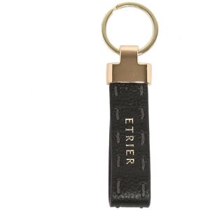 Porte-clefs Tradition Cuir Etrier Noir