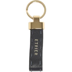 Porte-clefs Tradition Cuir Etrier Bleu