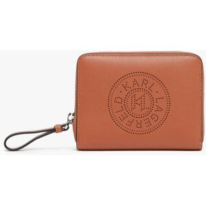 Portefeuille Compact K/circle Cuir Karl Lagerfeld Marron