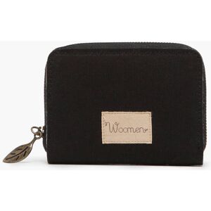 WOOMEN Porte-monnaie Narcisse vegan Noir