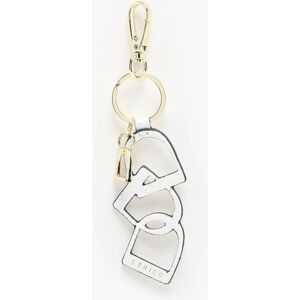 Porte-clefs Cuir Etrier Blanc