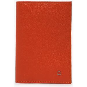 Porte-papiers Madras Cuir Etrier Orange