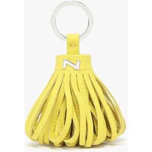 Porte-clefs Dahlia Cuir Nathan Baume Jaune