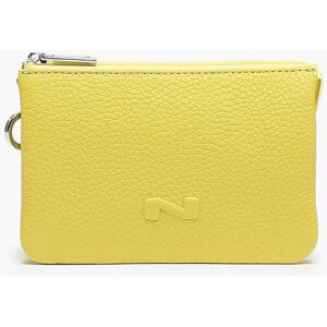 Trousse 2 Compartiments Cuir Nathan Baume Jaune