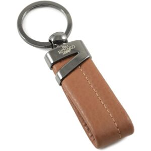 Porte-clefs Cuir Yves Renard Marron