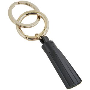 Porte-clefs Pompon Charms Cuir Lancel Noir