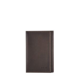 Porte-papiers Porte-cartes Cuir Etrier Marron