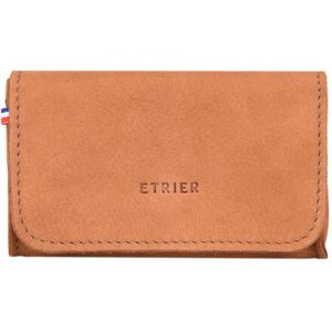 Porte-monnaie Etincelle Nubuck Cuir Etrier Marron