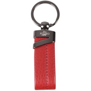 Porte-clefs Cuir Yves Renard Rouge