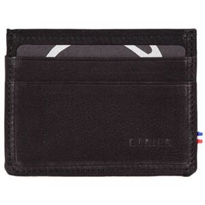 Porte-cartes 4 Cartes Etincelle Nubuck Cuir Etrier Noir