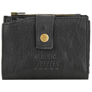 Porte-monnaie Porte-cartes Cuir Basilic Pepper Noir