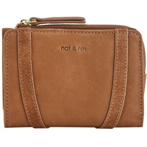 Portefeuille Roza Cuir Vintage Nat Et Nin Marron