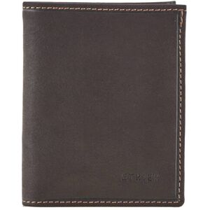 Porte-papiers Oil Cuir Etrier Marron