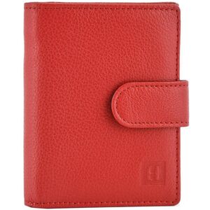 Portefeuille Cuir Hexagona Rouge