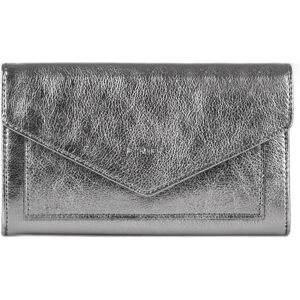 Porte-monnaie Etincelle Irisee Cuir Etrier Argent